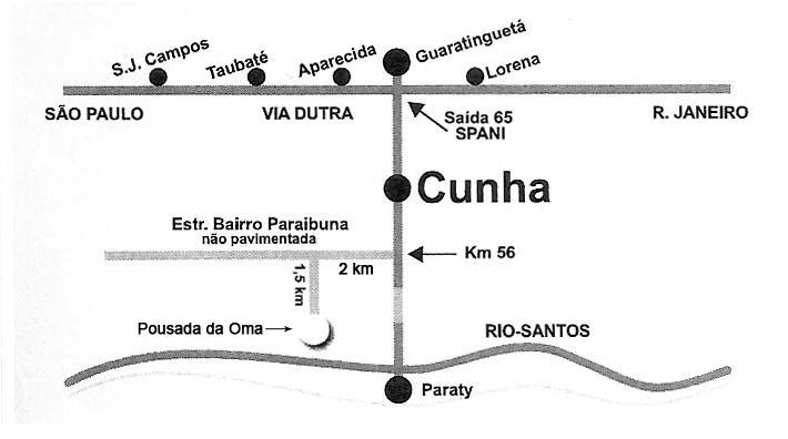 Pousada Da Oma Cunha Esterno foto